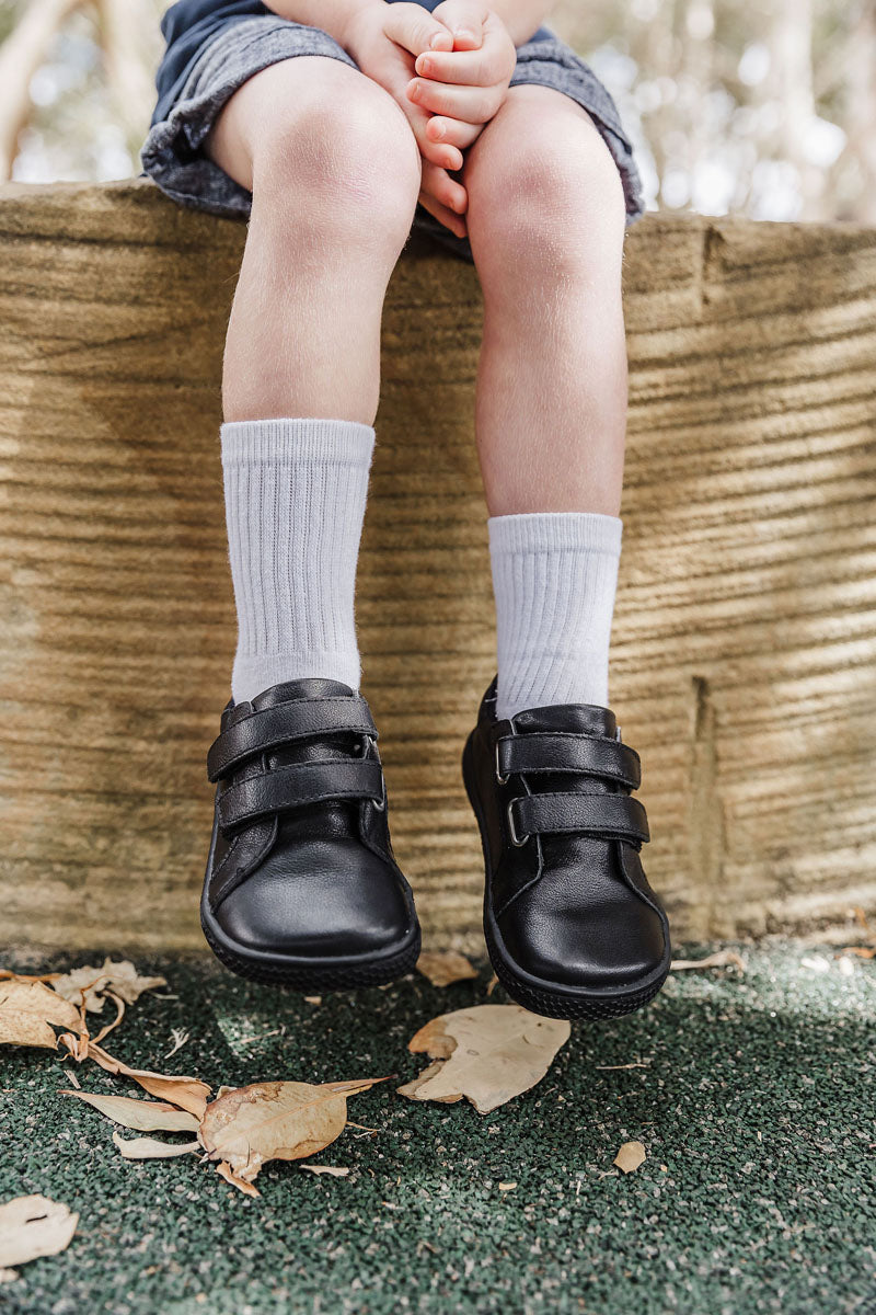 Bprimal Kids - Classic - Blackout (Vegan) School Shoes