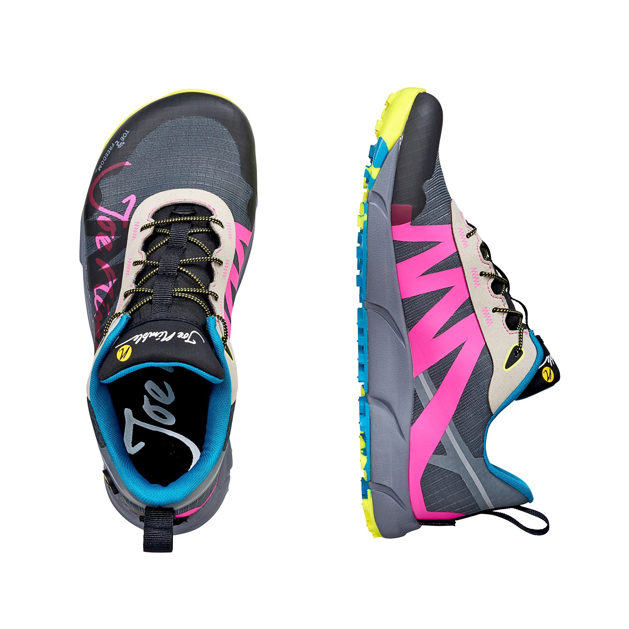 Joe Nimble - nimbleToes Trail Addict - Womens - Neon - bprimal