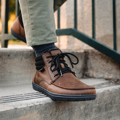 Lems - Boulder Boot Mid Leather - Umber - bprimal