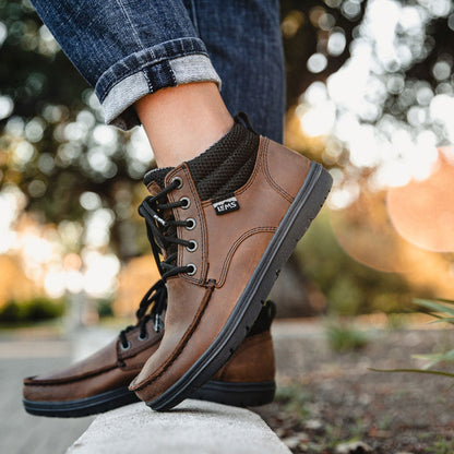 Lems - Boulder Boot Mid Leather - Umber - bprimal