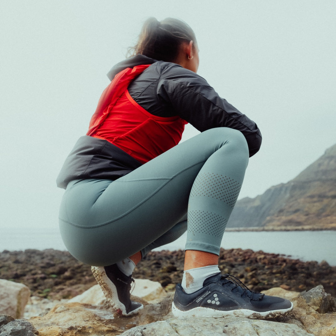 Vivobarefoot Primus Trail II All Weather FG - Obsidian (Womens) - bprimal